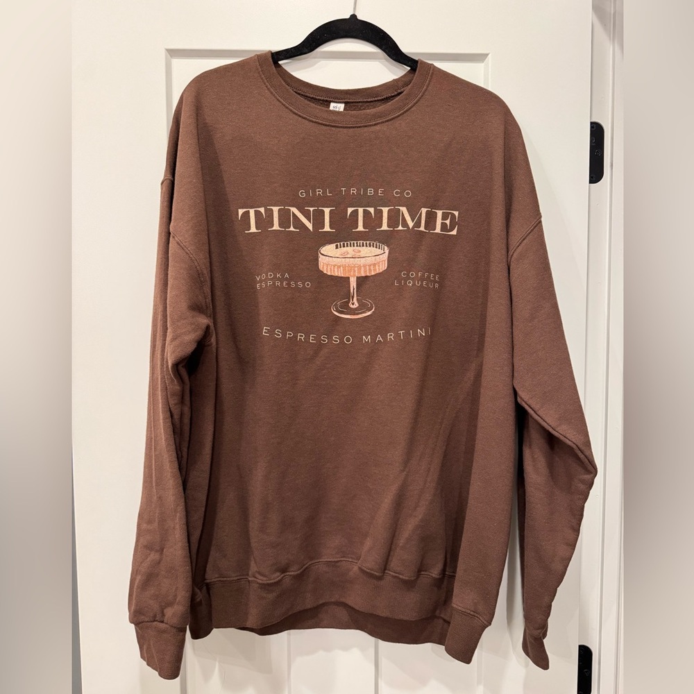 Girl Tribe Espresso Martini Crewneck